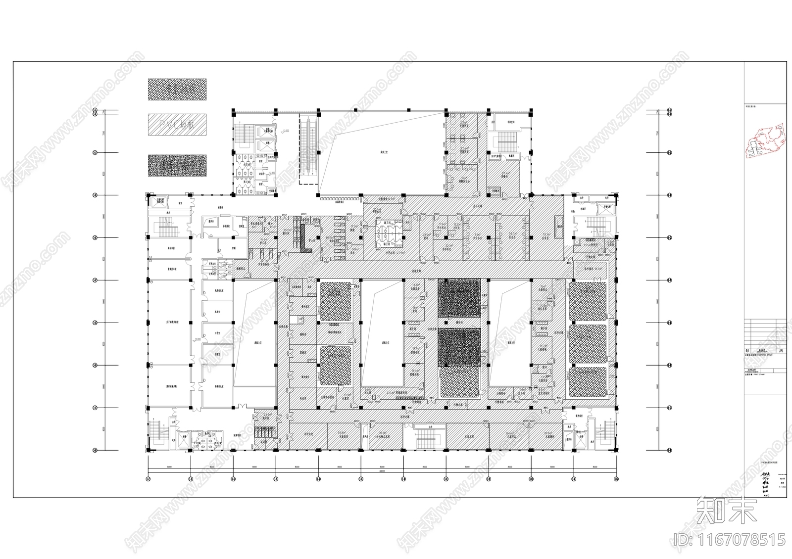 现代医院cad施工图下载【ID:1167078515】