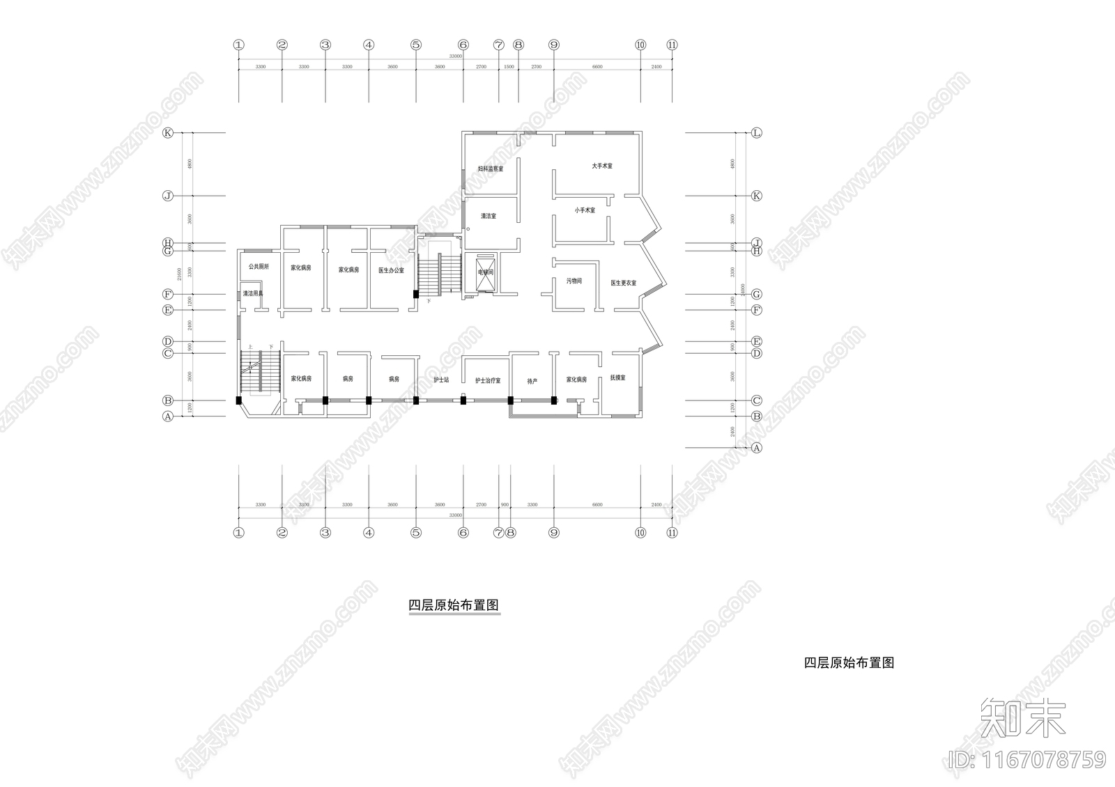 现代医院cad施工图下载【ID:1167078759】