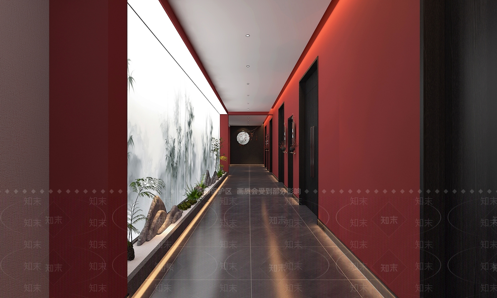 新中式中餐厅3D模型下载【ID:1167086951】