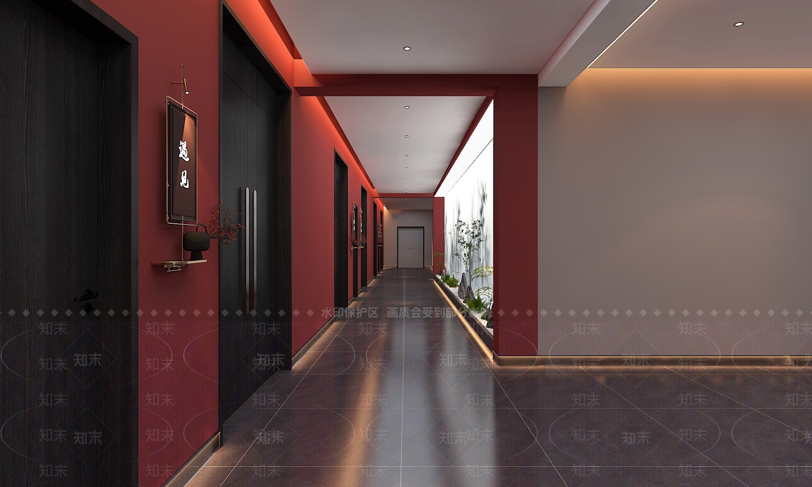 新中式中餐厅3D模型下载【ID:1167086951】