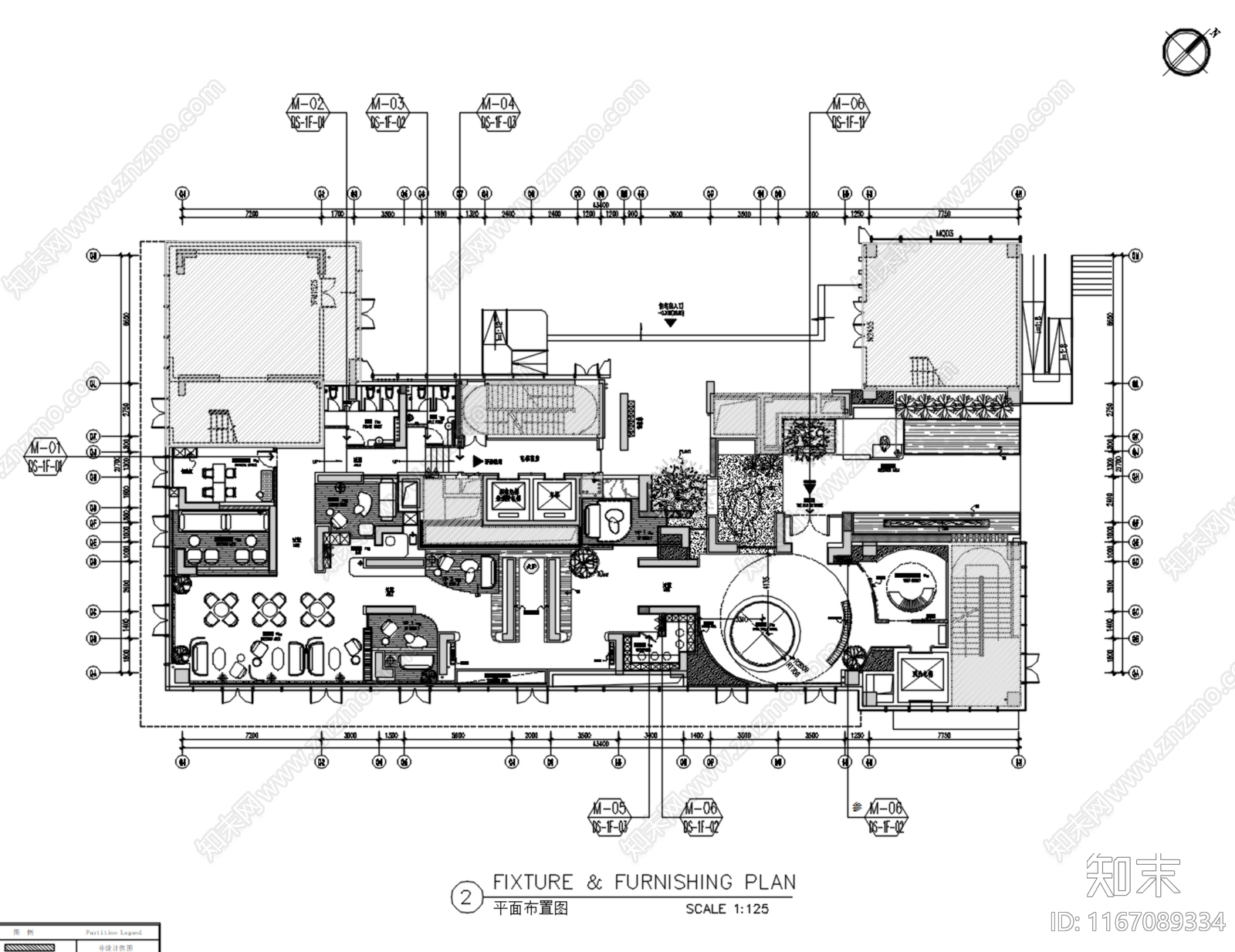 现代售楼处cad施工图下载【ID:1167089334】