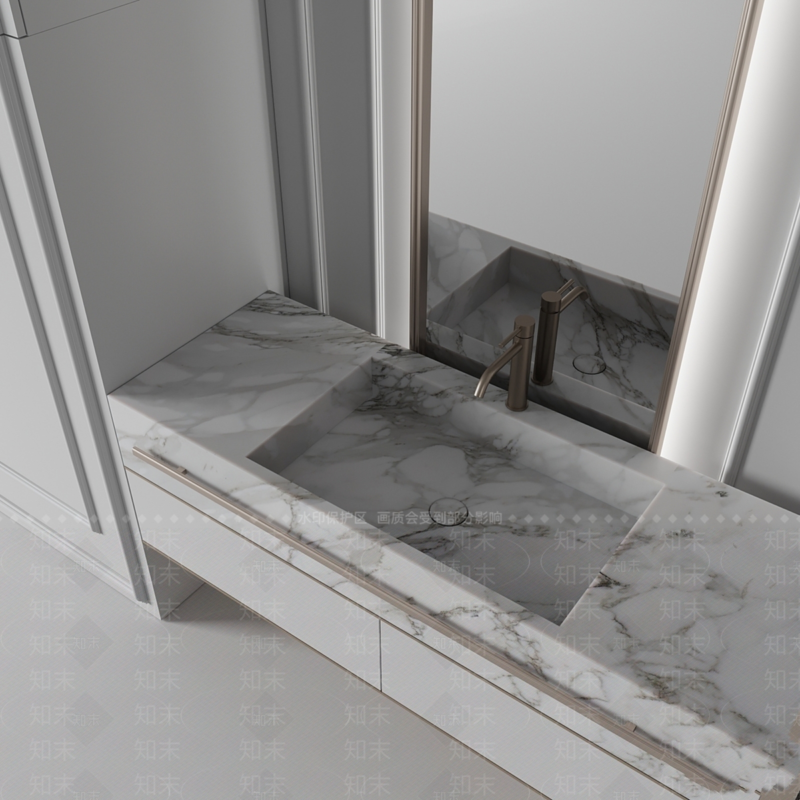 洗手台3D模型下载【ID:1167090845】