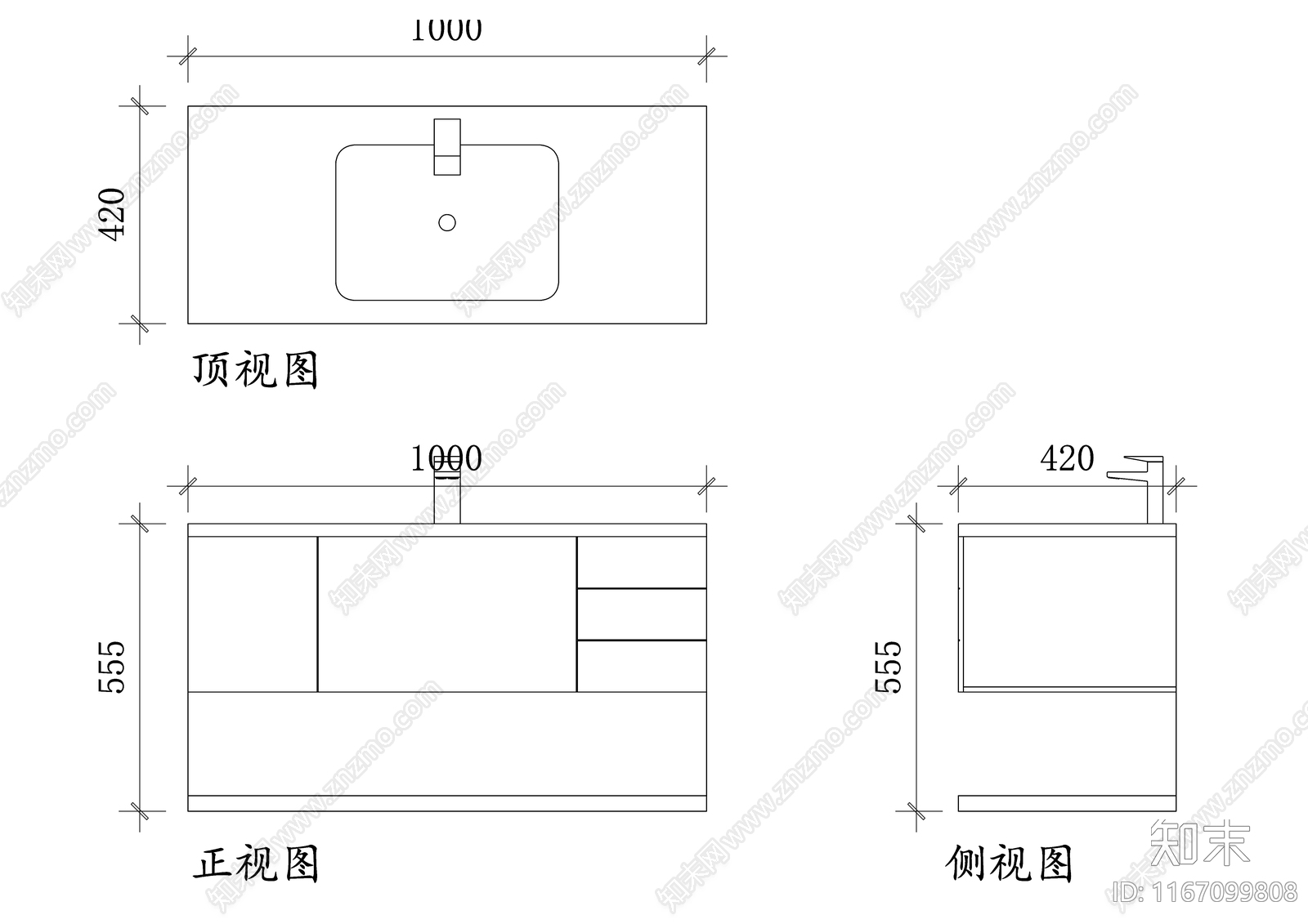 现代卫浴设施施工图下载【ID:1167099808】