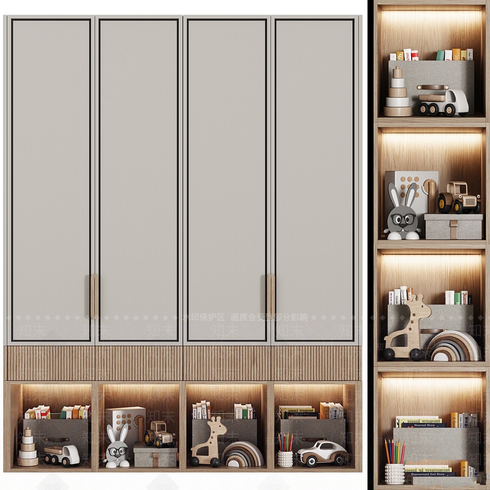 衣柜3D模型下载【ID:1167113083】