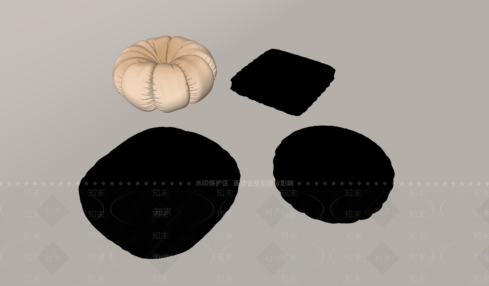 现代坐垫SU模型下载【ID:1167135453】
