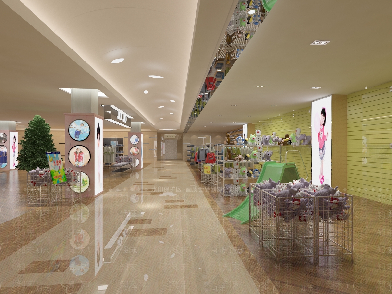 现代服装店3D模型下载【ID:1167139039】