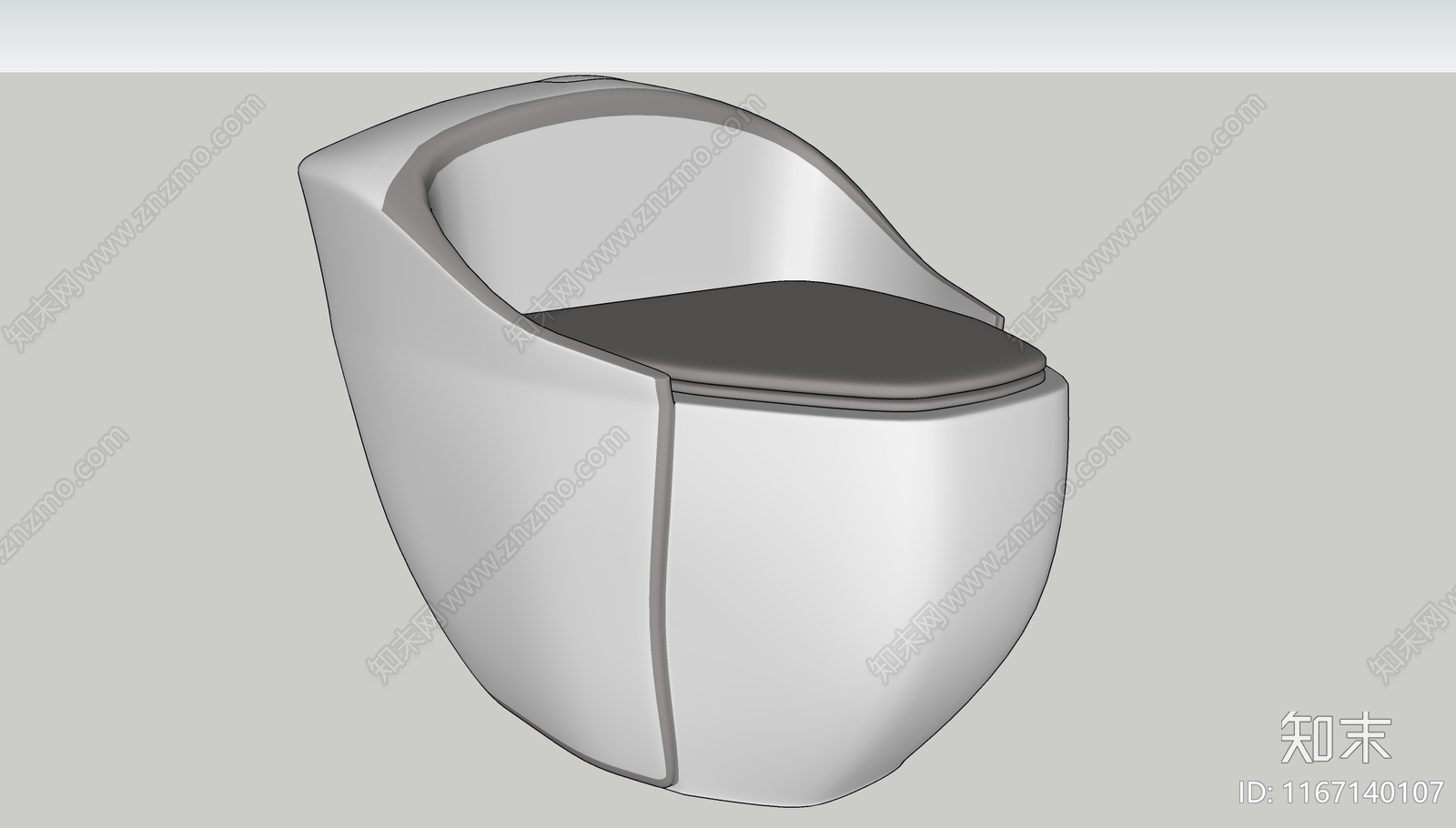 马桶SU模型下载【ID:1167140107】