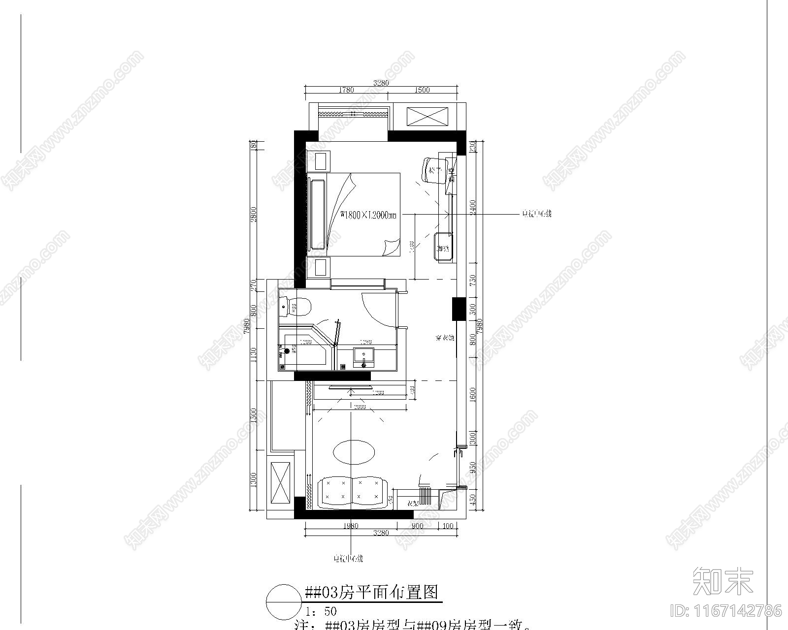 现代民宿cad施工图下载【ID:1167142786】