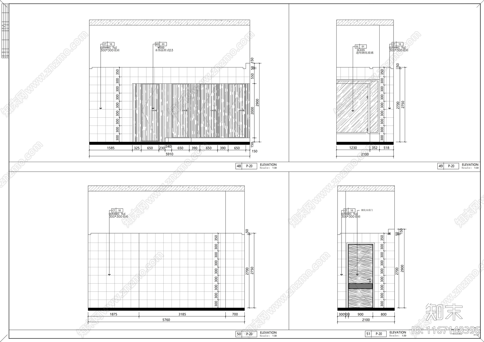 现代医院cad施工图下载【ID:1167148396】