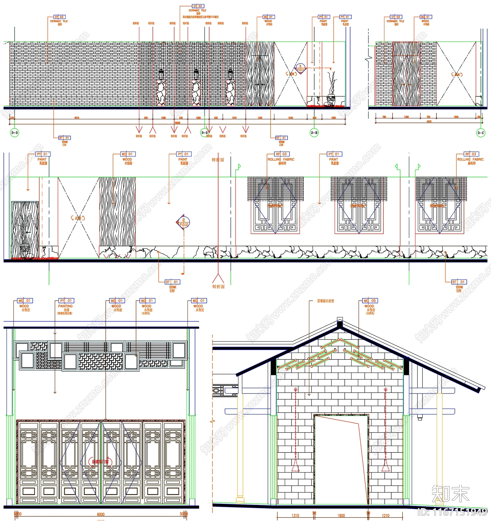 现代工装图库cad施工图下载【ID:1167151949】