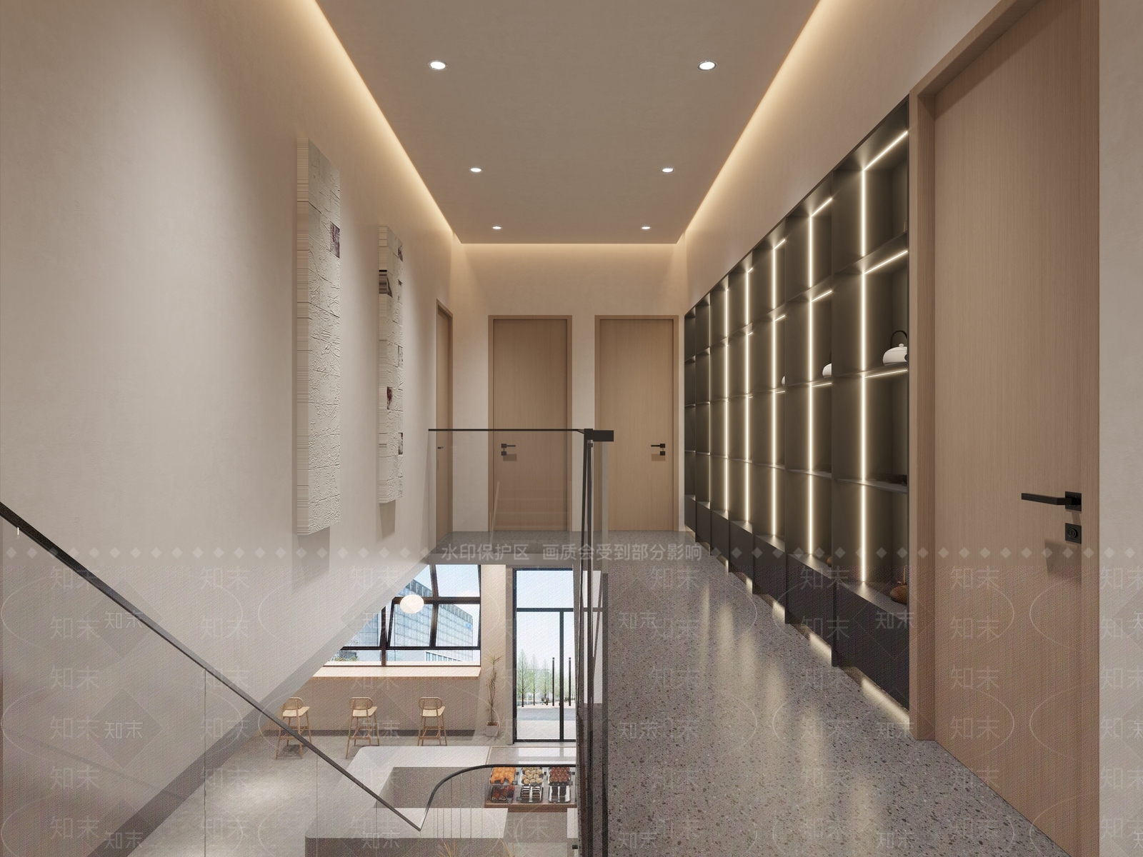 新中式侘寂包厢3D模型下载【ID:1167152645】