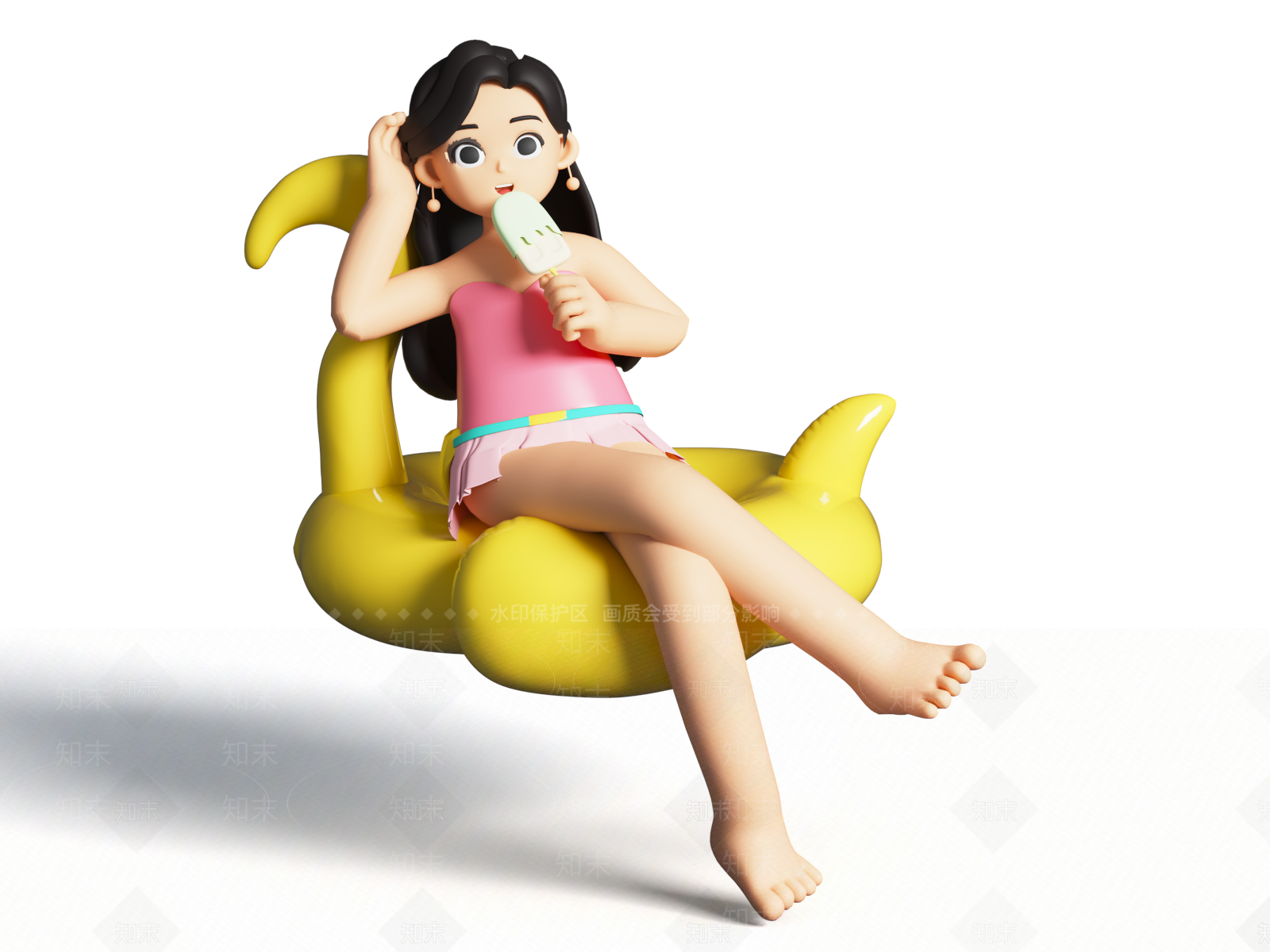 女人3D模型下载【ID:1167154066】
