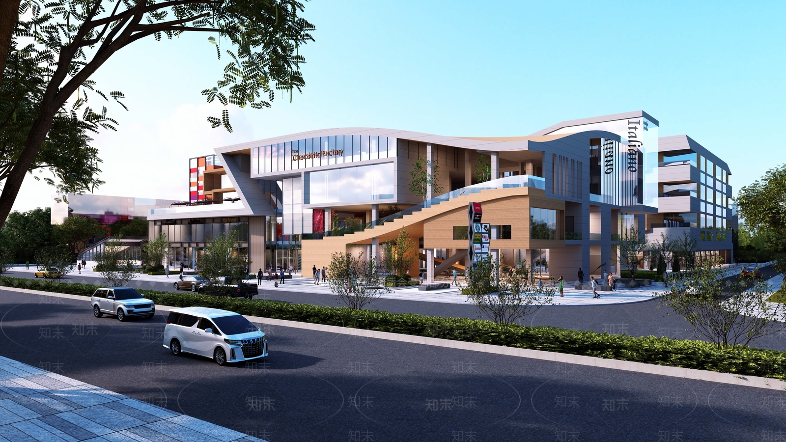 现代其他商业建筑SU模型下载【ID:1167270690】