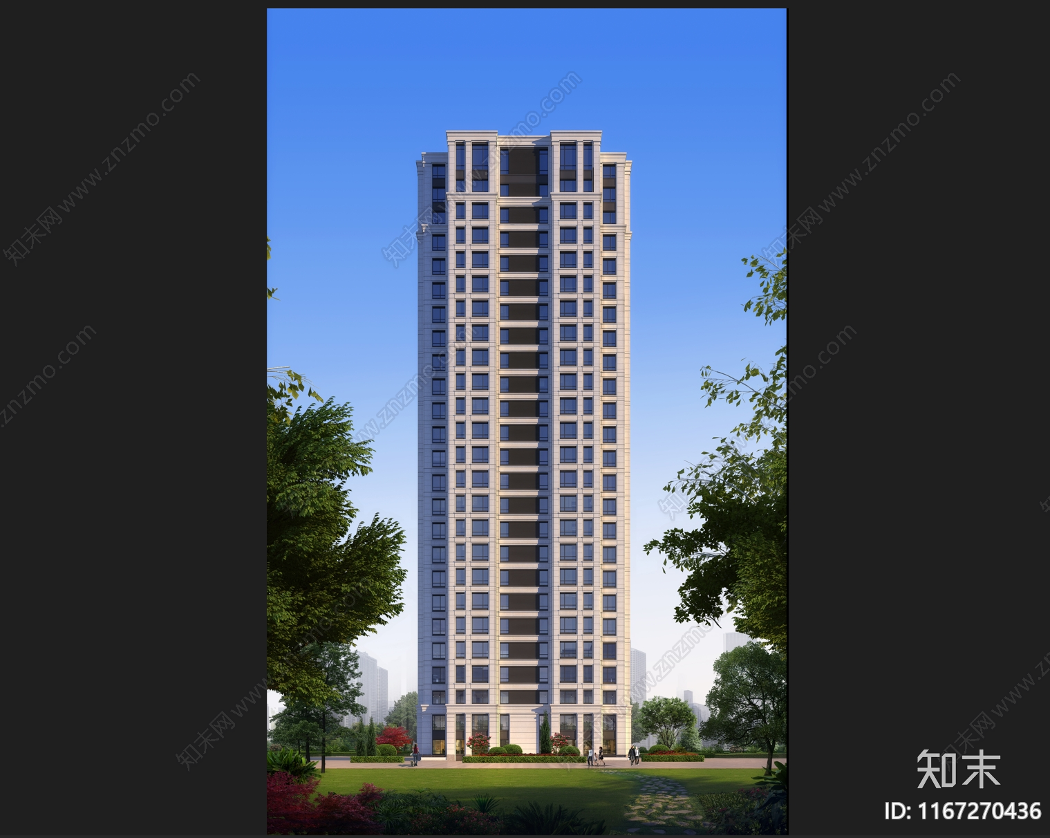 法式住宅楼建筑施工图下载【ID:1167270436】