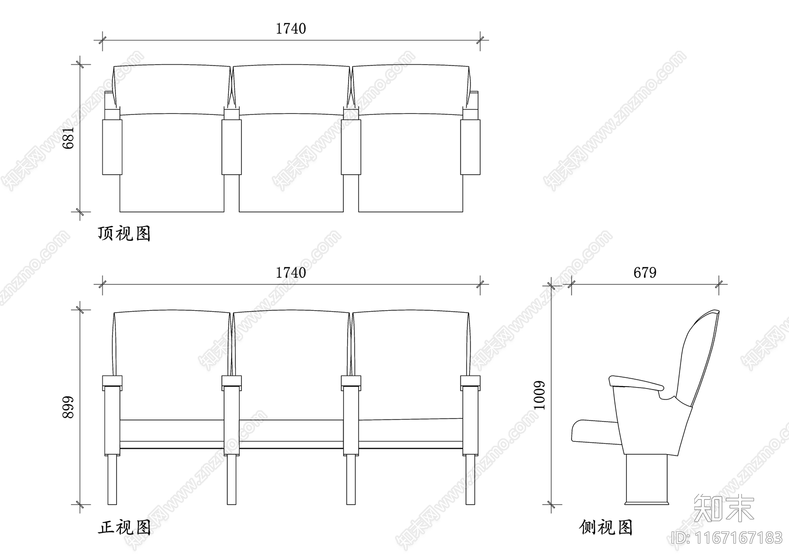 现代看台施工图下载【ID:1167167183】