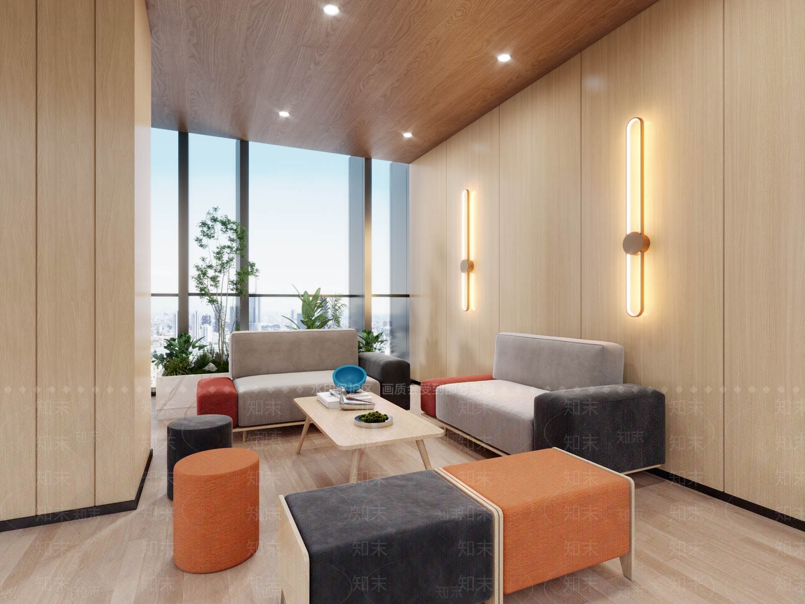 新中式现代接待室3D模型下载【ID:1167168265】