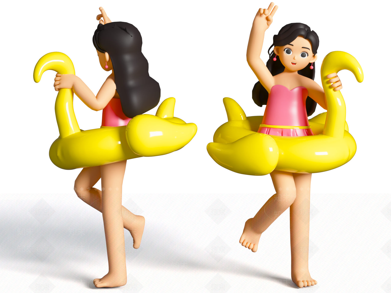 女人3D模型下载【ID:1167168446】