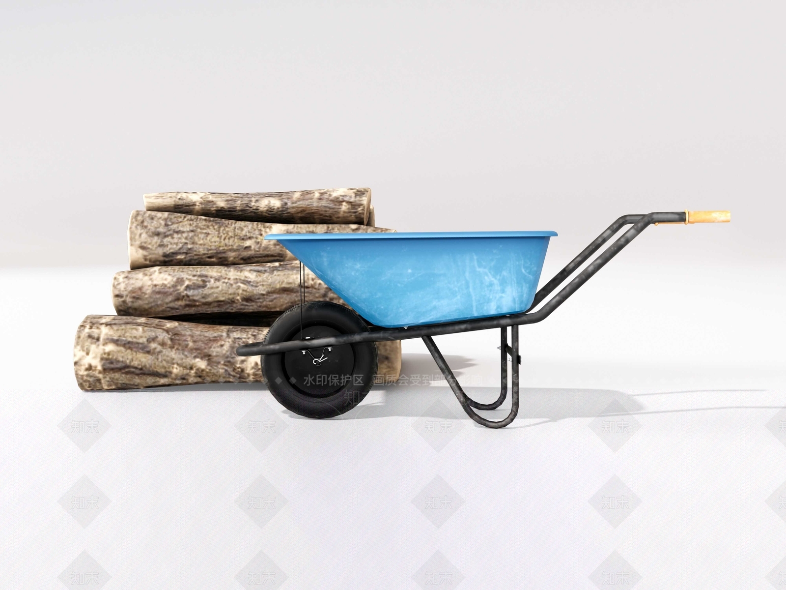 推车SU模型下载【ID:1167171972】