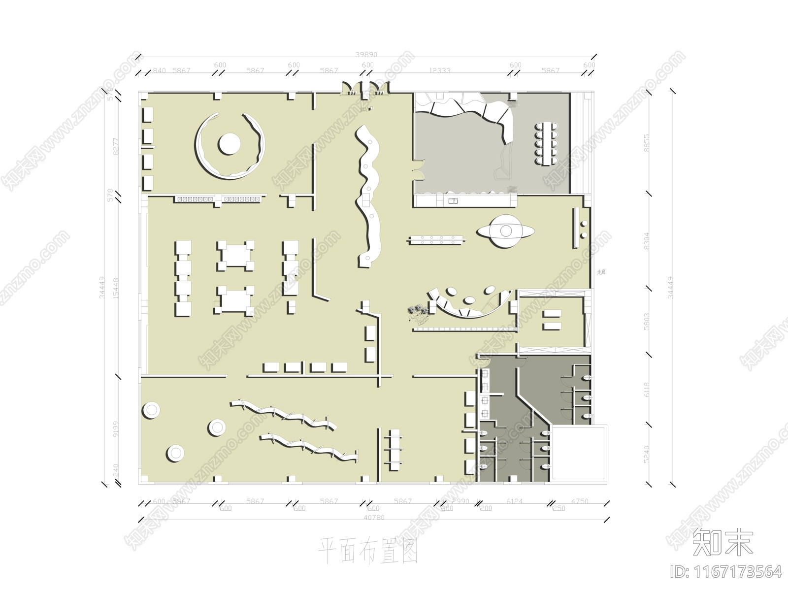 现代其他文化空间cad施工图下载【ID:1167173564】