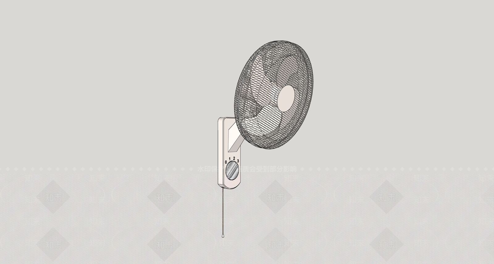 风扇SU模型下载【ID:1167174818】