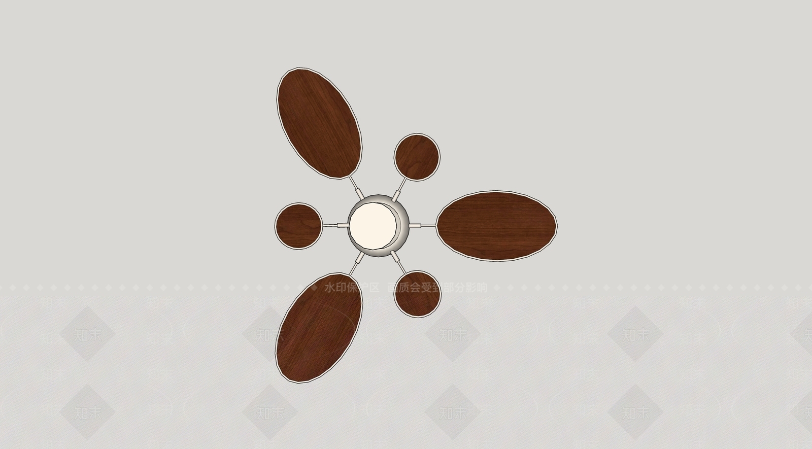 风扇SU模型下载【ID:1167175028】