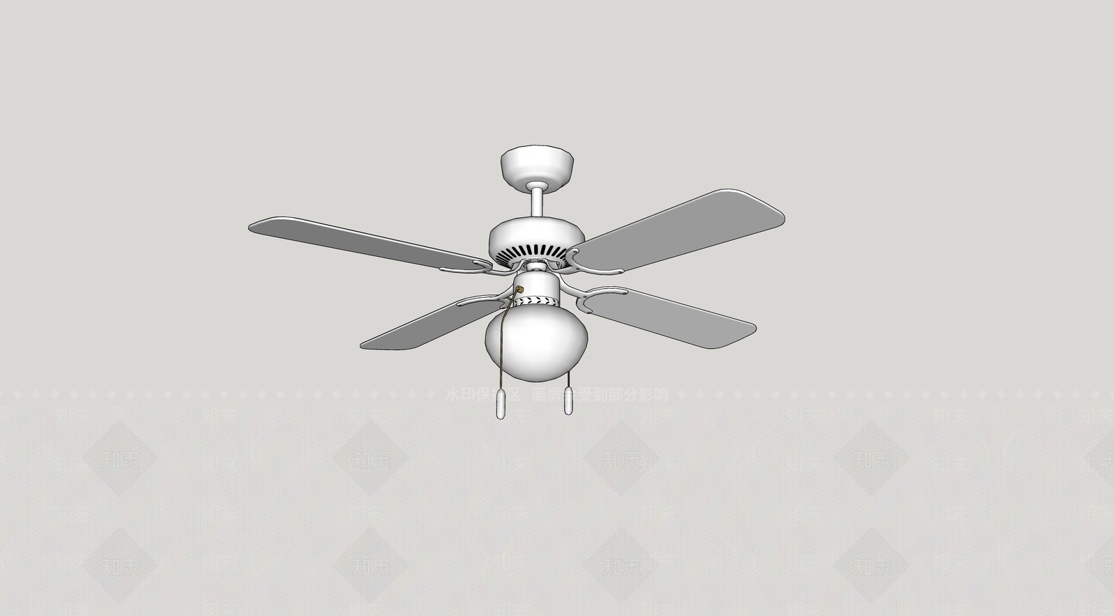 风扇SU模型下载【ID:1167175169】