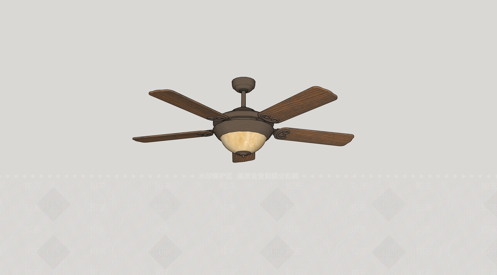 风扇SU模型下载【ID:1167175235】