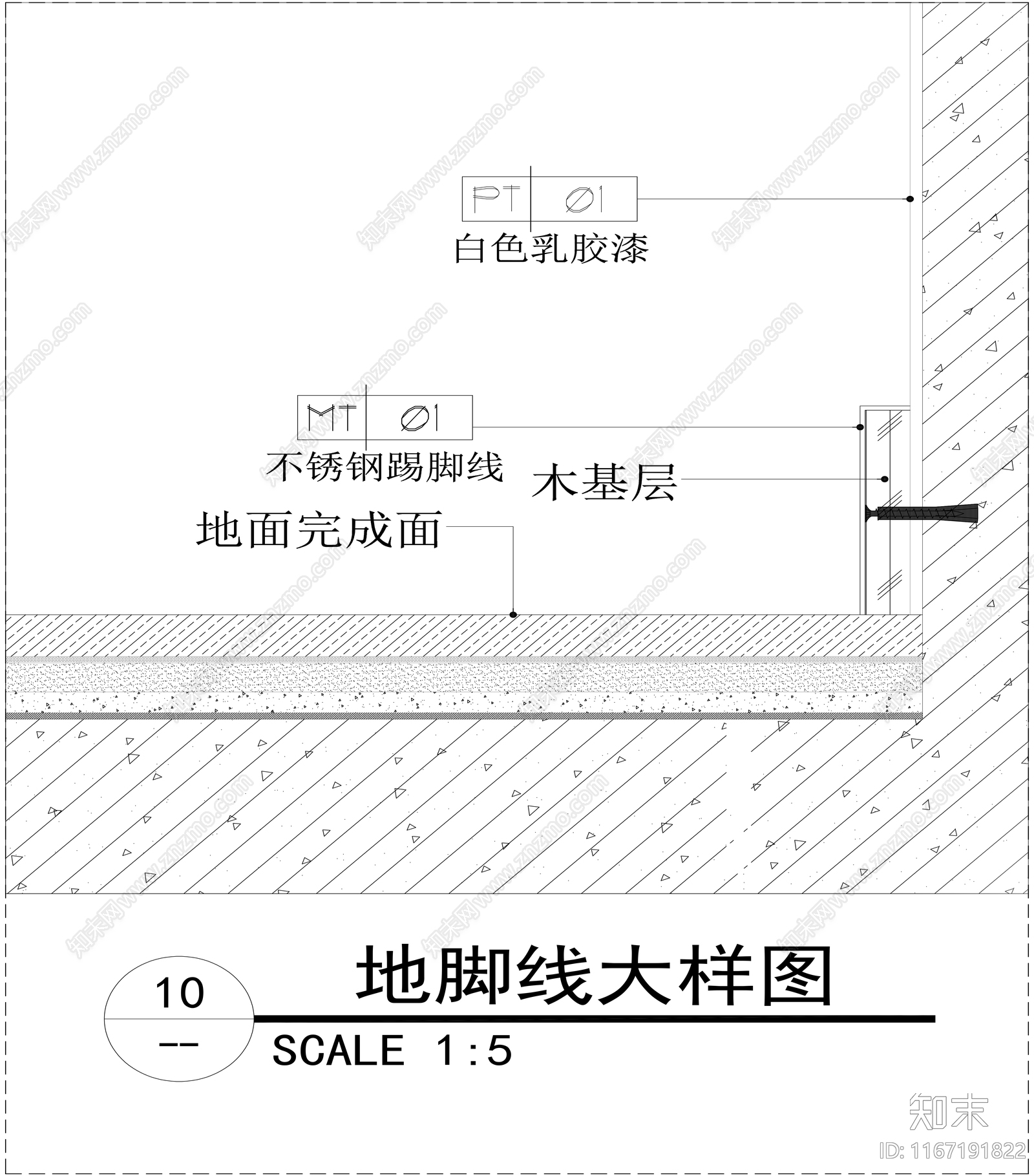 现代地面节点cad施工图下载【ID:1167191822】