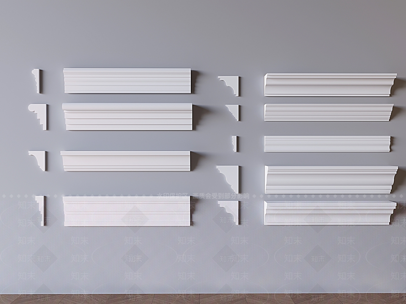 现代线条3D模型下载【ID:1167198141】