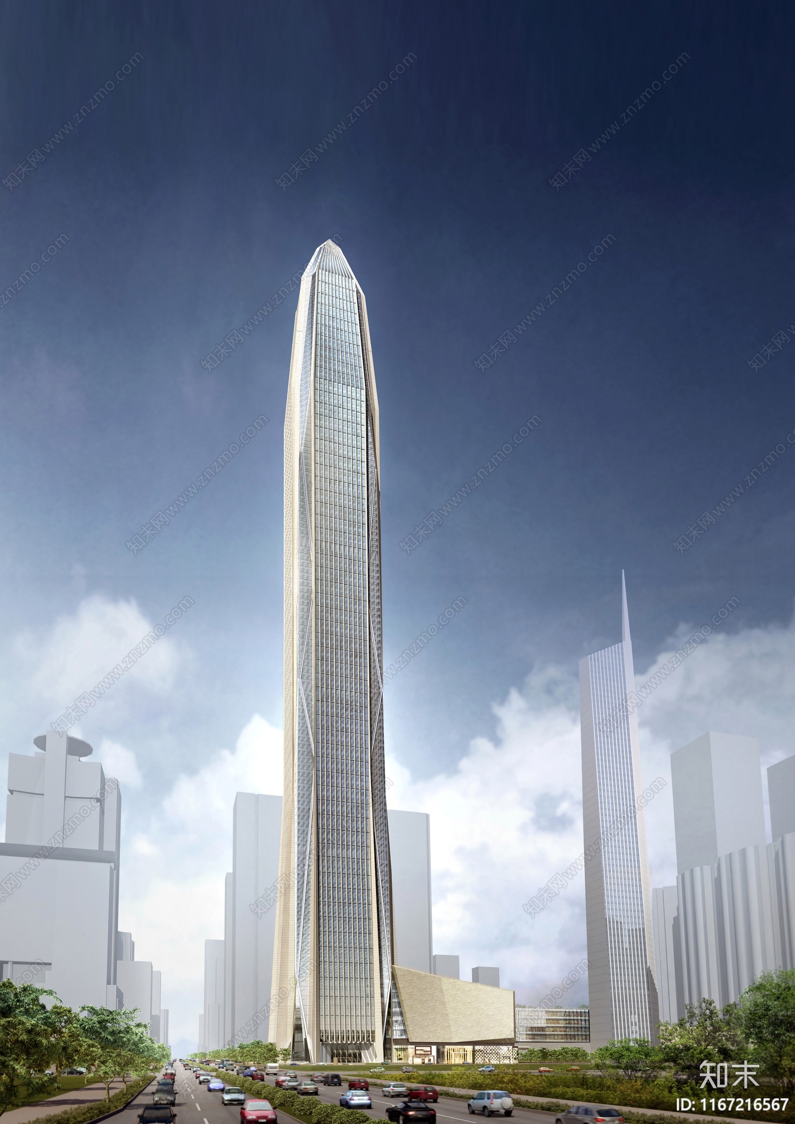 现代整体办公空间cad施工图下载【ID:1167216567】