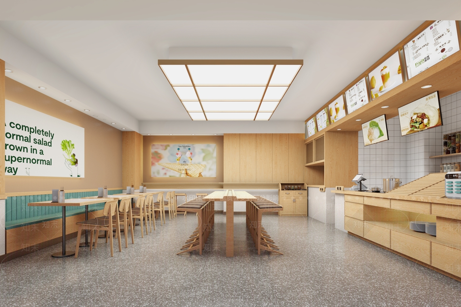 现代快餐店3D模型下载【ID:1167219487】