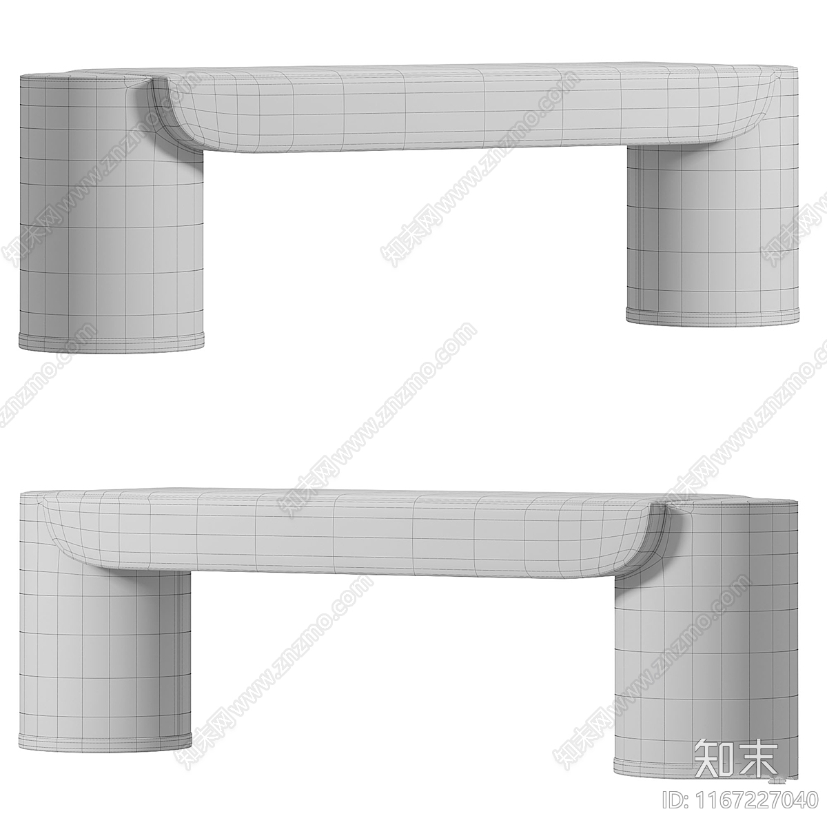 沙发凳3D模型下载【ID:1167227040】