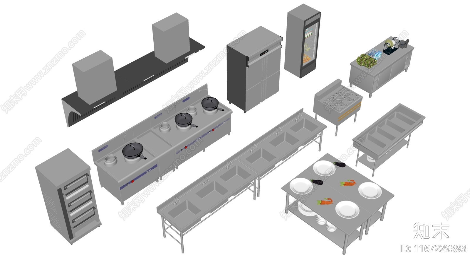 厨具SU模型下载【ID:1167229393】