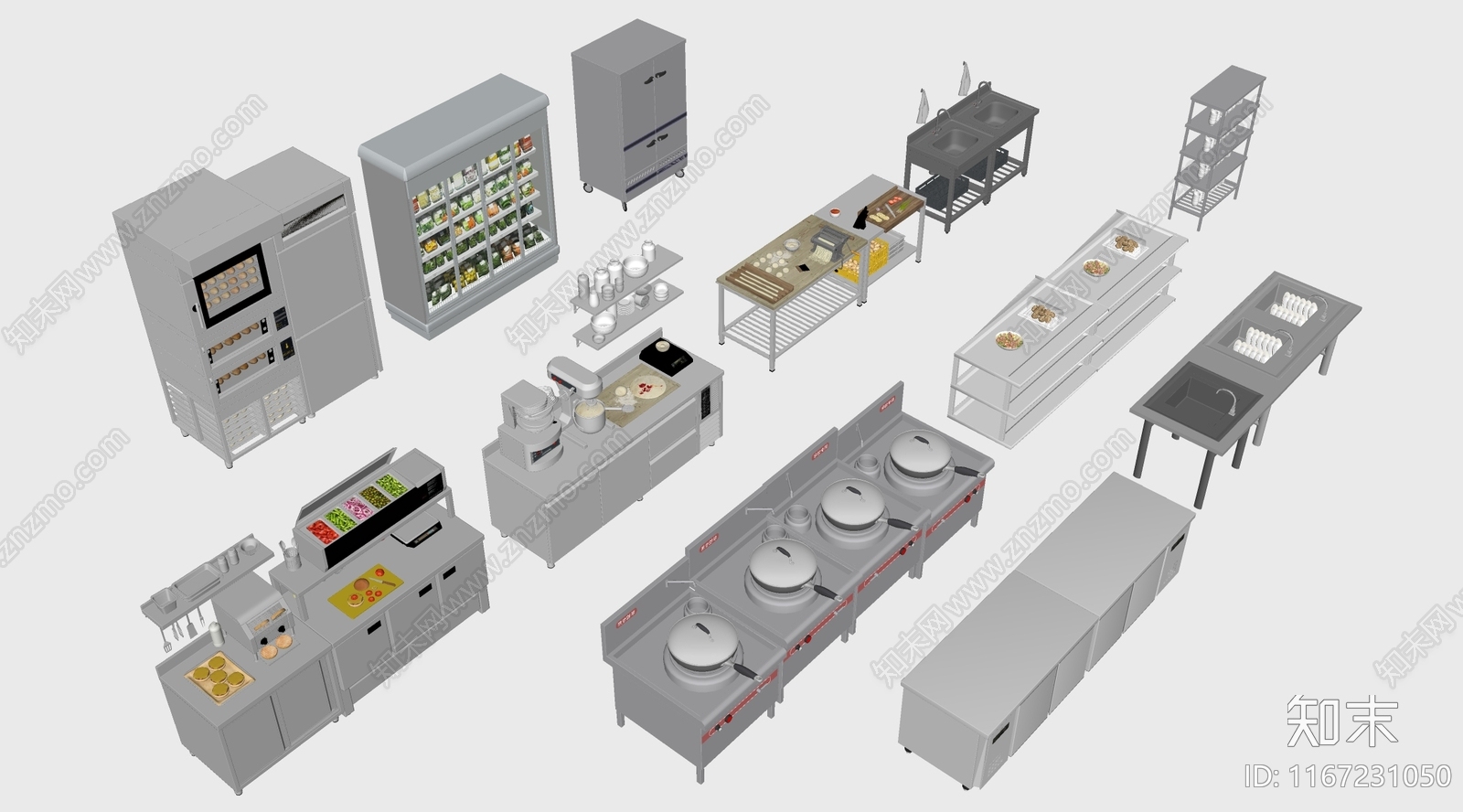 厨具SU模型下载【ID:1167231050】