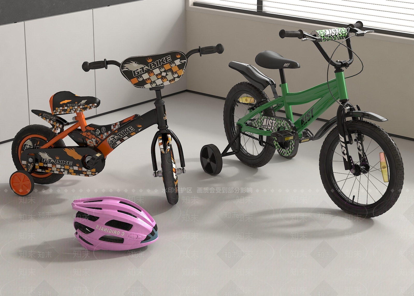 儿童器材3D模型下载【ID:1167234684】