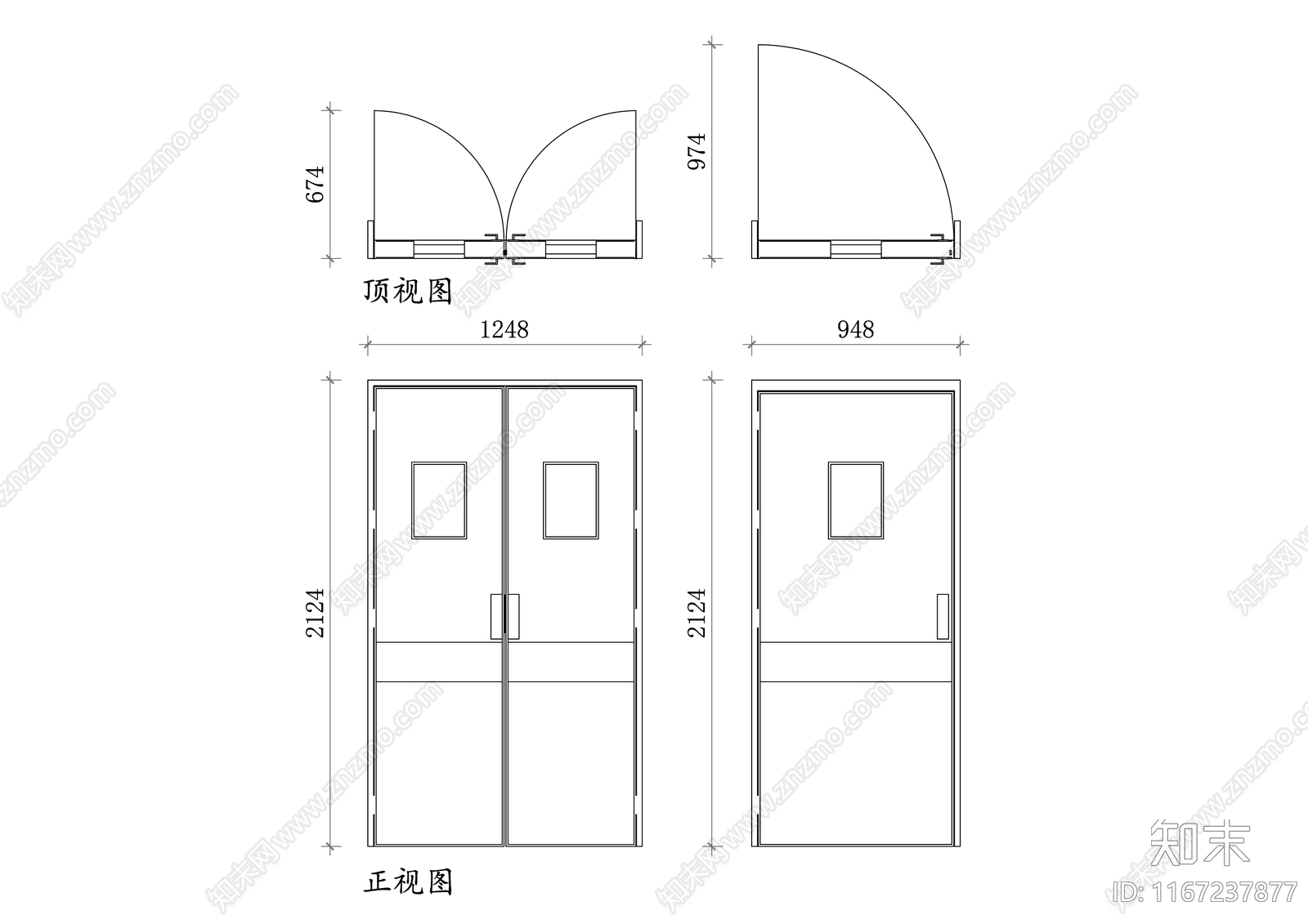 现代医院cad施工图下载【ID:1167237877】