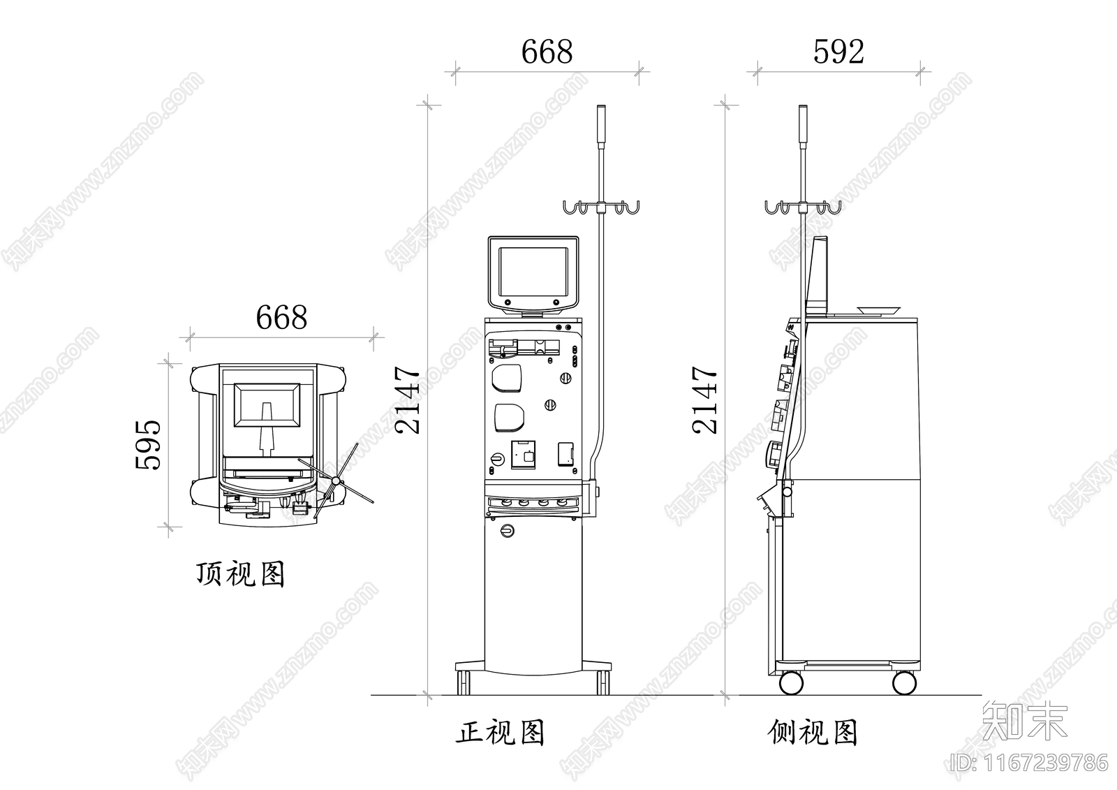 现代医院cad施工图下载【ID:1167239786】