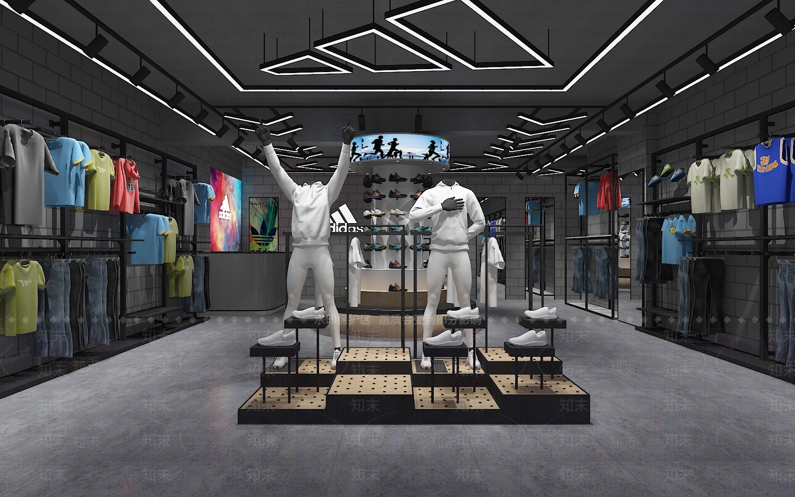 现代服装店3D模型下载【ID:1167242439】