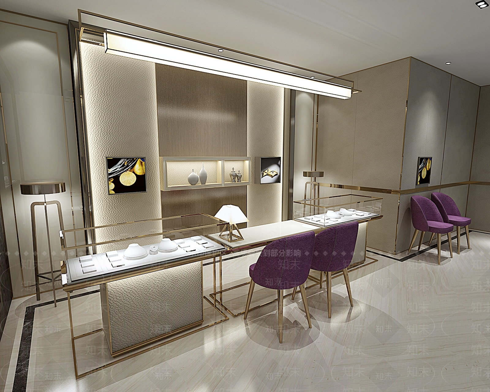 现代珠宝店3D模型下载【ID:1167250533】