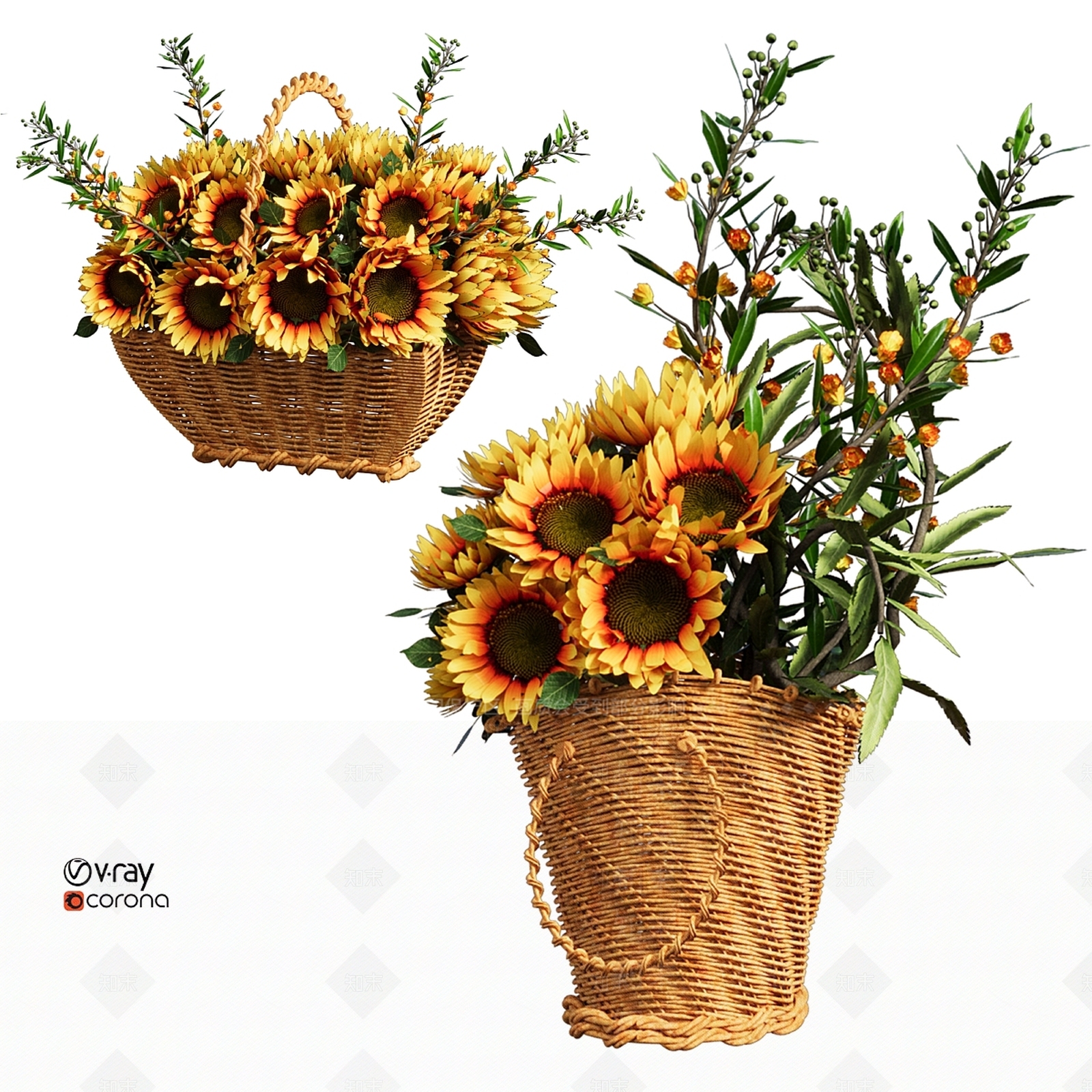 花艺3D模型下载【ID:1167253879】