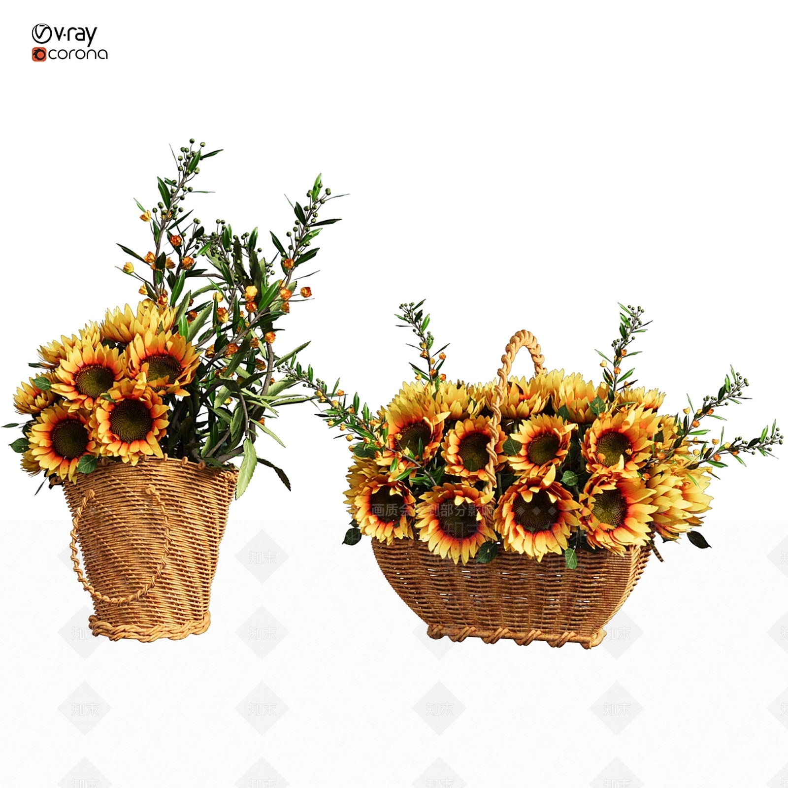 花艺3D模型下载【ID:1167253879】