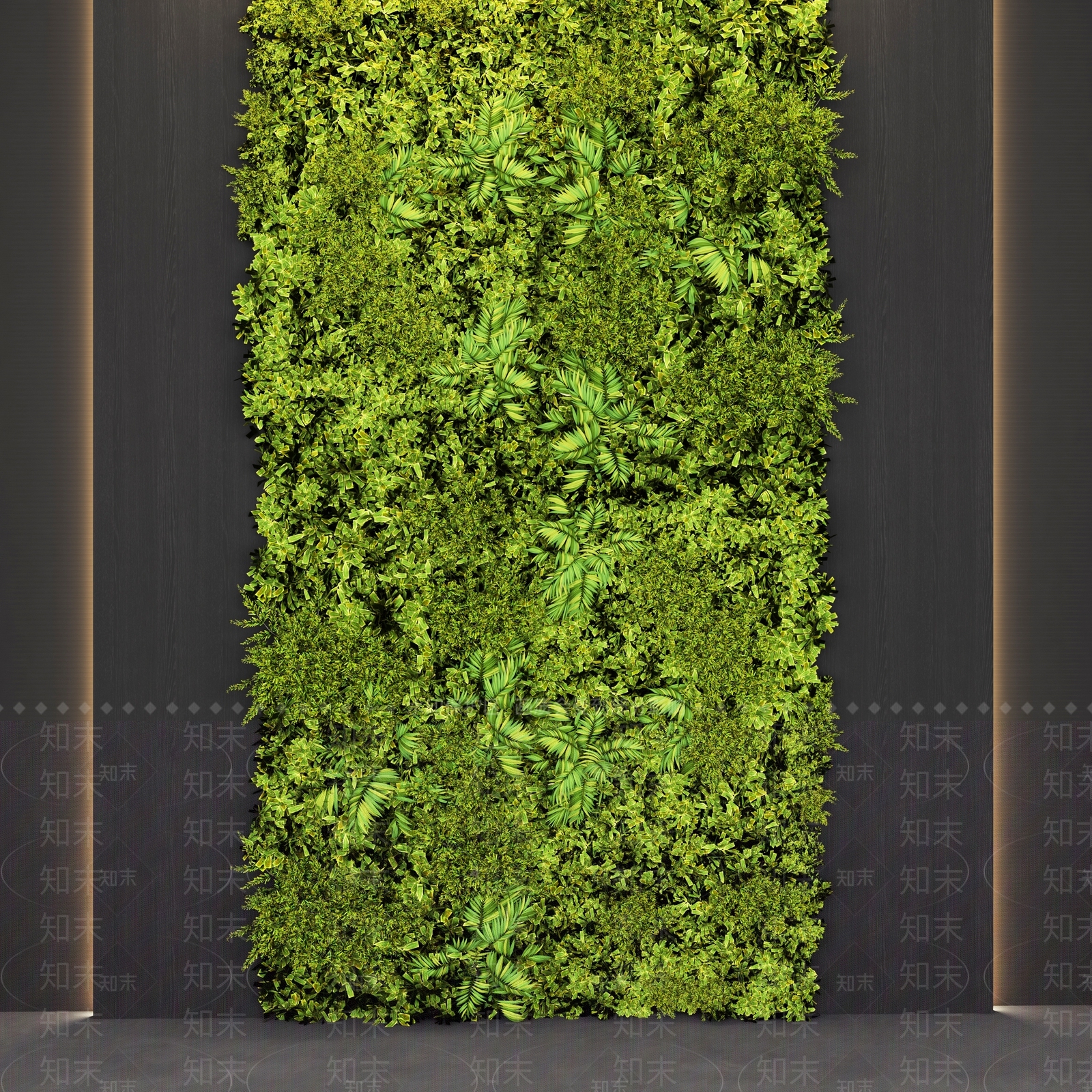 绿植墙3D模型下载【ID:1167255268】