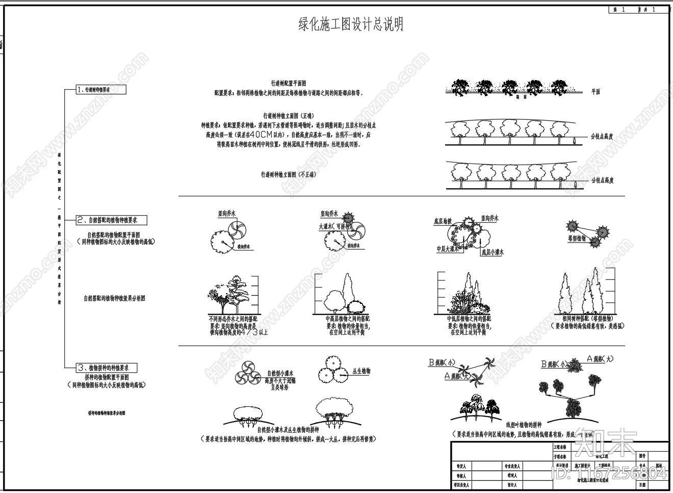 现代综合植物图库施工图下载【ID:1167256804】