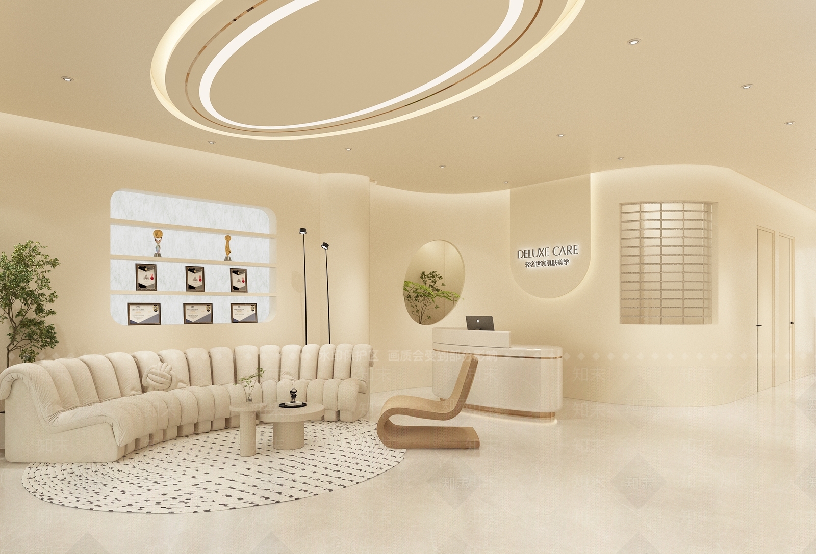 现代美容院3D模型下载【ID:1214674216】