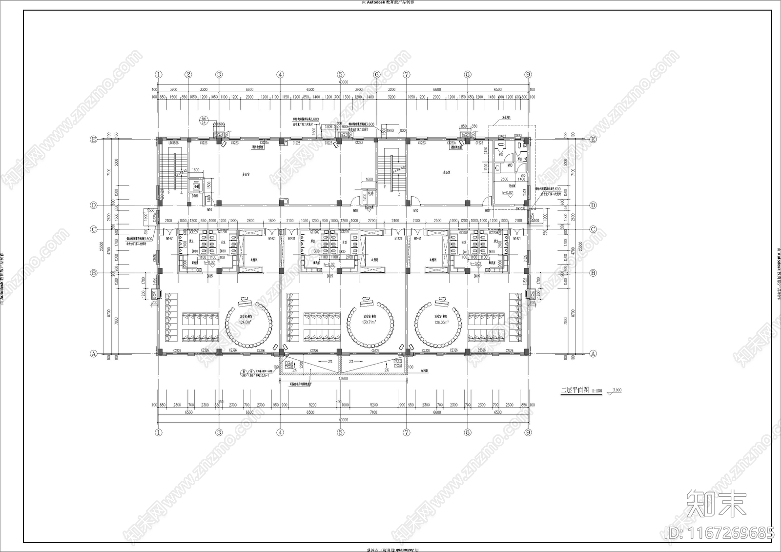 欧式幼儿园建筑施工图下载【ID:1167269685】