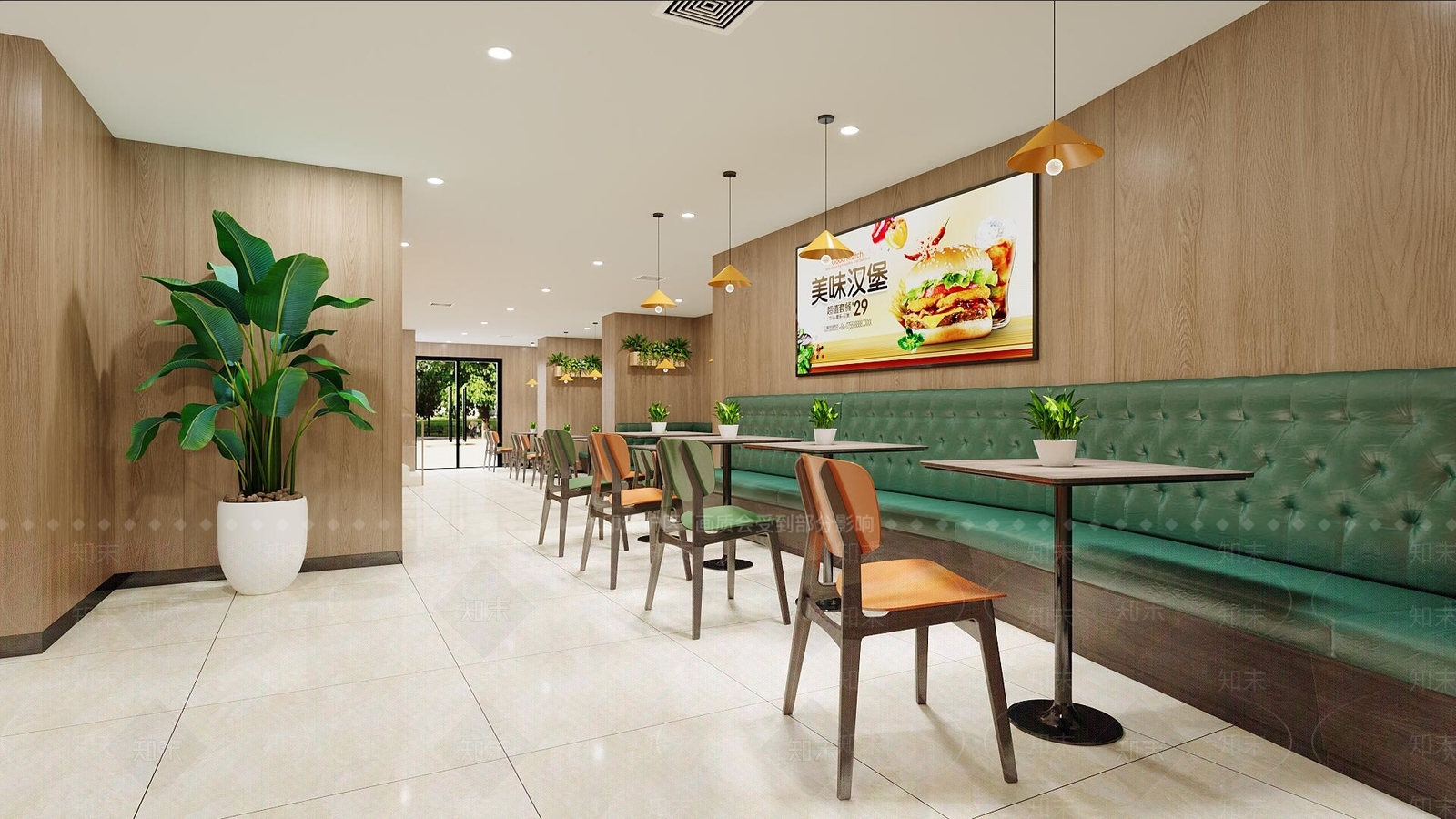 现代快餐店3D模型下载【ID:1167271446】