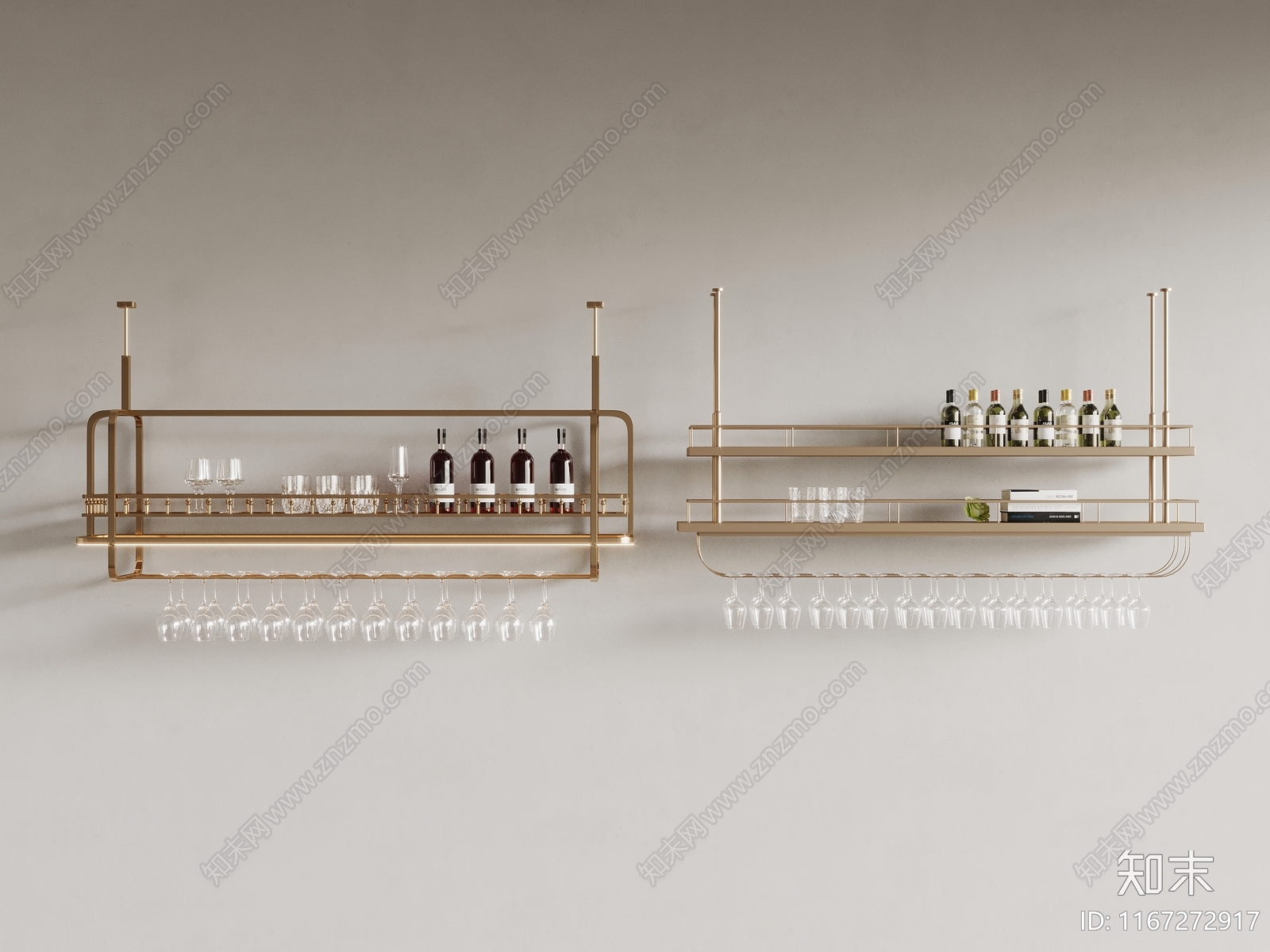 现代酒架3D模型下载【ID:1167272917】