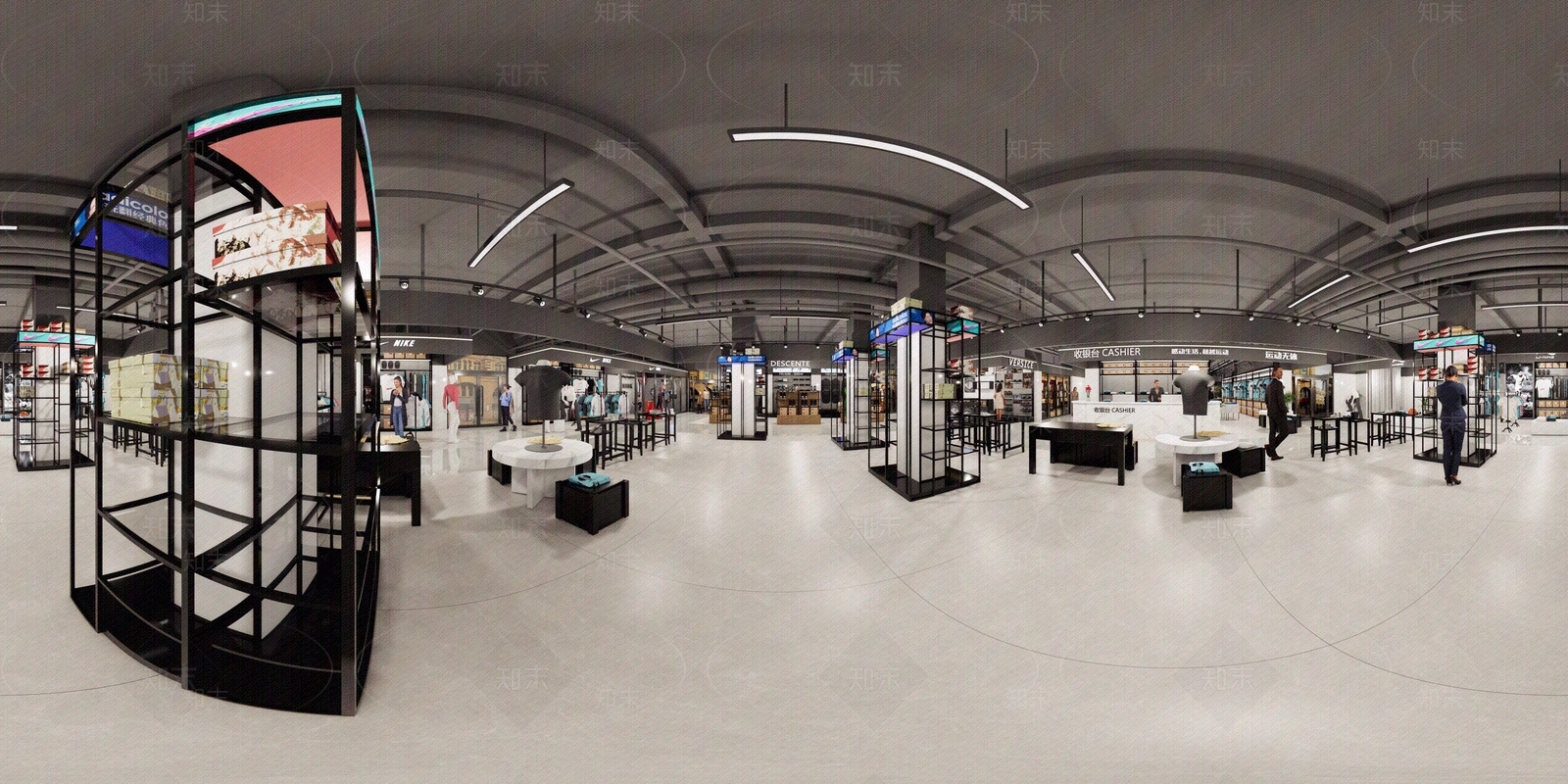 现代商场贴图下载【ID:1167275963】