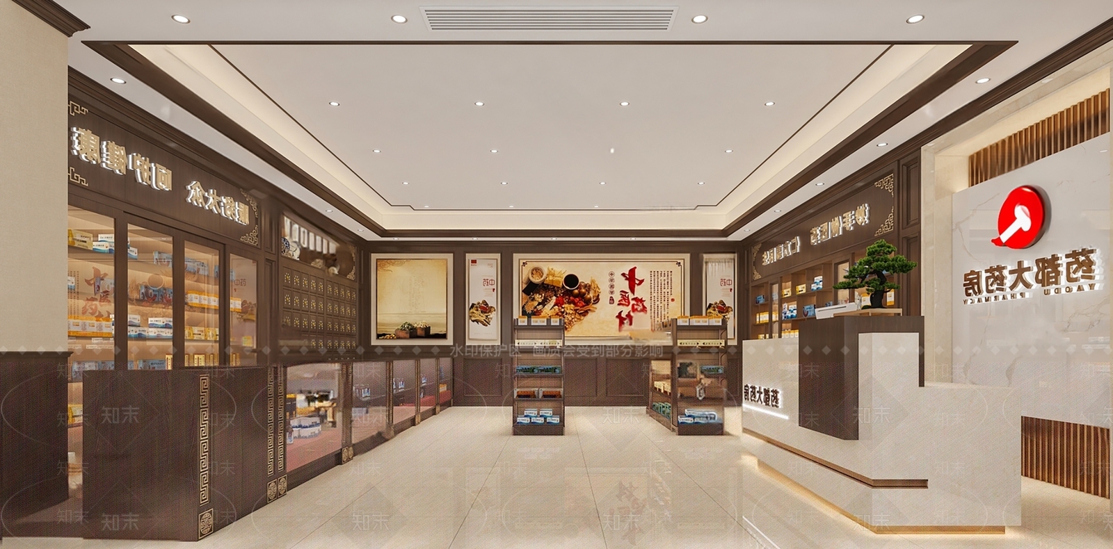 新中式其他店铺SU模型下载【ID:1167290638】