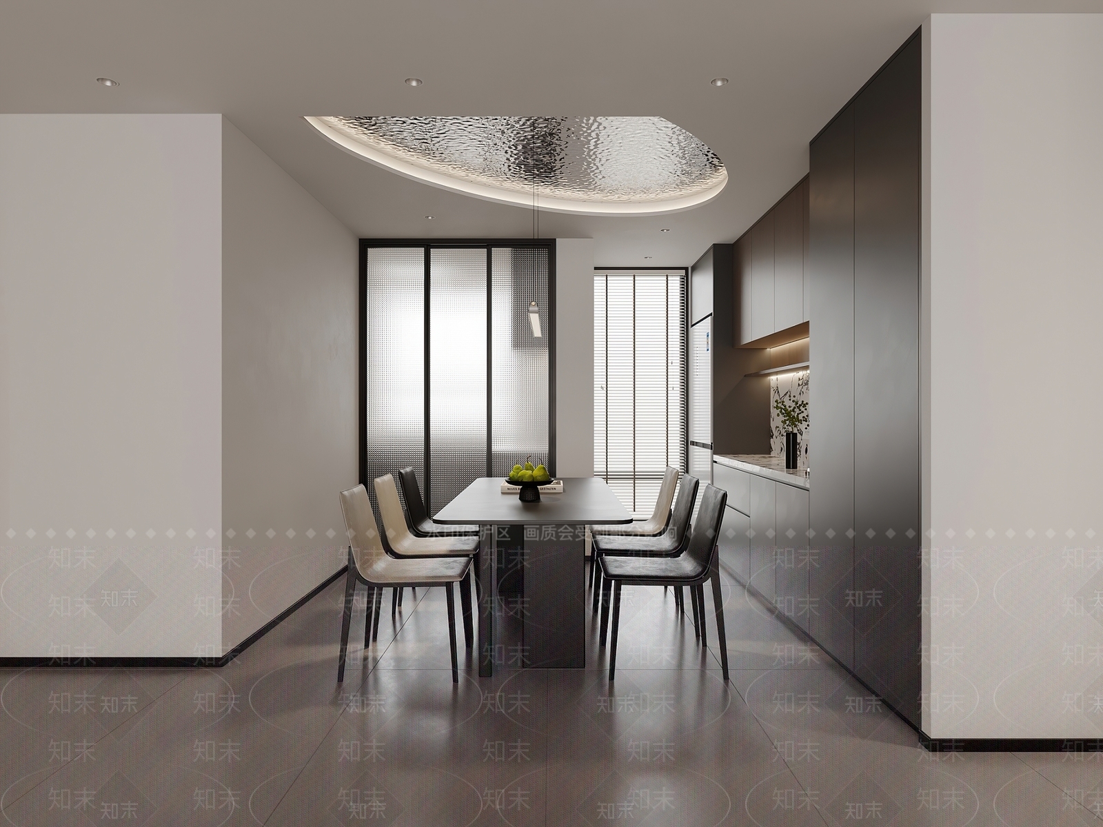 现代封闭式厨房3D模型下载【ID:1214675054】